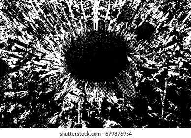 Background black and white  abstract  texture vector illustration with  dark spots dots, ,scratches and lines
