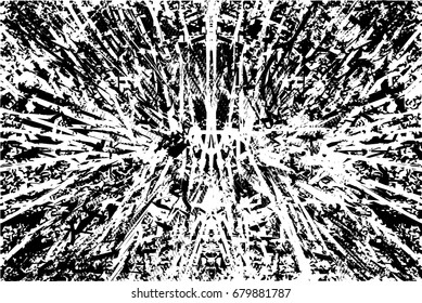 Background black and white  abstract  texture vector illustration with  dark spots dots, ,scratches and lines