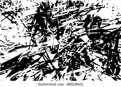 Background black and white  abstract  texture vector illustration with  dark spots,scratches and lines