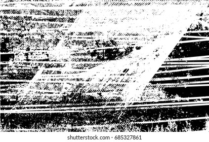 Background black and white  abstract  texture vector illustration with  dark spots,dots, scratches and lines