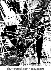 Background black and white  abstract  texture vector illustration with  dark spots,dots, scratches and lines