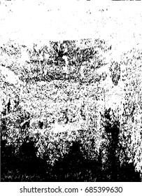 Background black and white  abstract  texture vector illustration with  dark spots,dots, scratches and lines