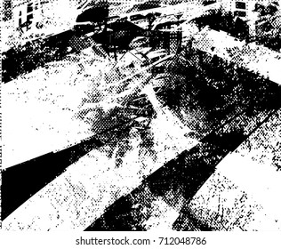 Background black and white  abstract  texture vector illustration with  dark spots,  scratches, dots and lines Print Distress Background