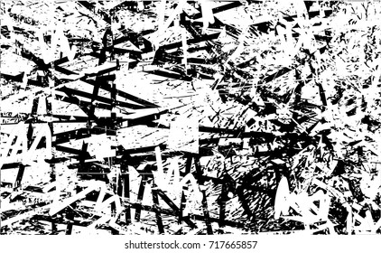 Background black and white  abstract  texture vector illustration with  dark spots,  scratches and lines Print Distress Background