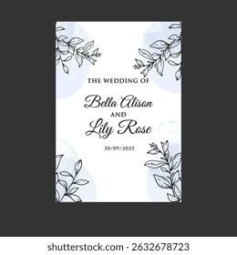 Background black and white design with golden rose. Lotus flowers line arts design for wallpaper, natural wall arts, banner, prints, invitation and packaging design with invitation card