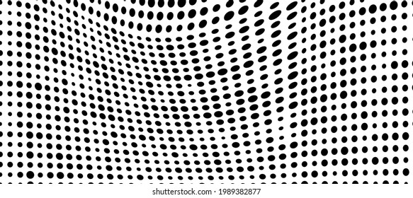 Background black and white halftone. Monochrome texture for printing