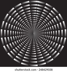 background black and white spiral