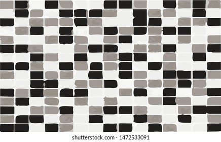 Background, black and white square, tile pattern or as a template