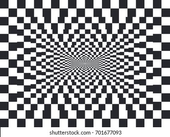 background black and white squares