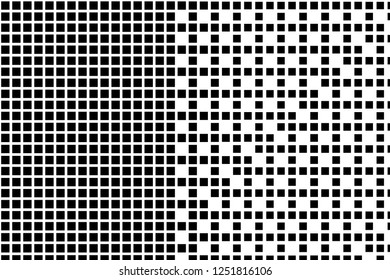 Background with black and white squares. Basic geometric pattern. Scalable vector graphics