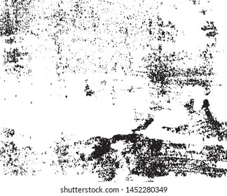 Background of black and white texture. Abstract vector monochrome pattern of spots, cracks, dots, chips.