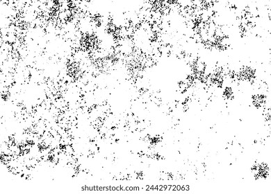 Background of black and white texture. Abstract monochrome pattern of spots, cracks, dots, chips.