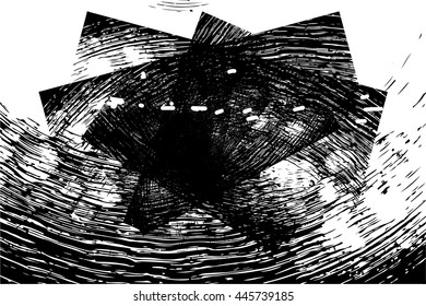 Background black and white texture vector, rotation