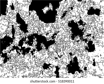 Background black and white texture vector with wrinkles