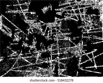Background black and white texture vector with wrinkles and nets