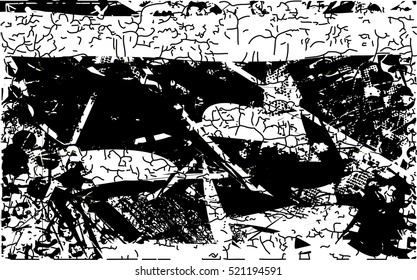 Background black and white texture vector with dark round spots