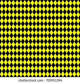 Background  black and yellow geometric pattern seamless. vector illustration