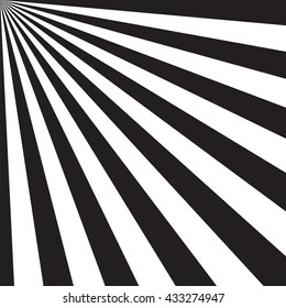 background black-and-white stripes sunburst sunrise modern abstract creative graphic vector illustration