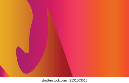 background with a blend of orange and pink