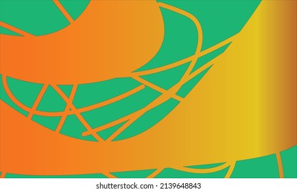 Background with a blend of orange, yellow and green.