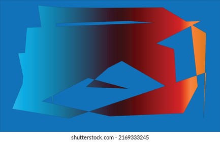 fondo con una mezcla de azul, naranja y rojo suave
