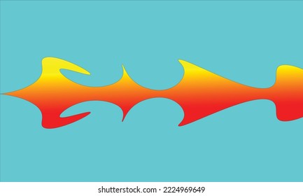 background with a blend of soft blue, yellow, orange and red