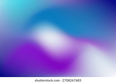 Fondo de mezcla de púrpura brillante, azul y blanco. Textura de gradiente suave y de ensueño para temas digitales modernos