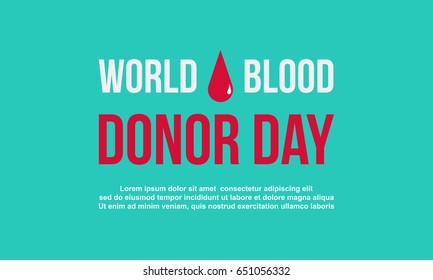 Background of blood donor day