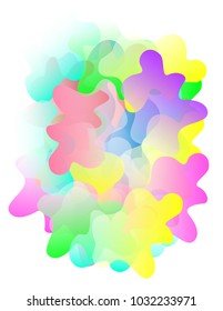 Background blots of different colors