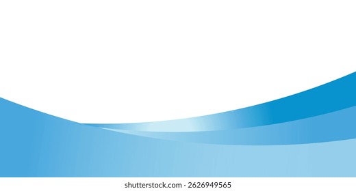 onda abstrata azul de fundo com luz, design moderno . banner