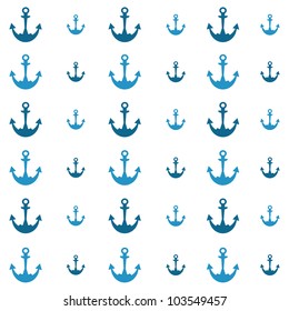 background with blue anchors