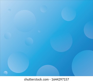 Background with a blue ball illustration soft colour concepts arts