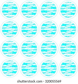 Background blue circles on a white background