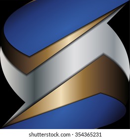 Background with blue color 