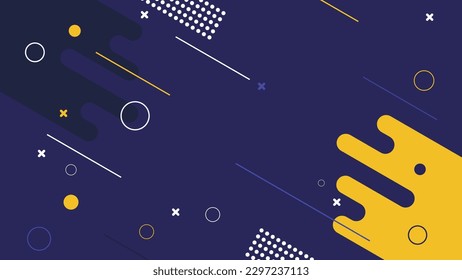 a background with a blue color combined with line elements, can be used for template and banner needs.