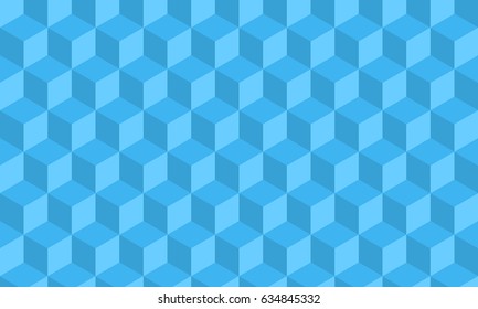 Background of blue cubes