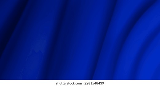 Background of blue fabric with several folds