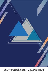 Patrón geométrico azul de fondo,Gradientes de patrones geométricos mínimos. Vector Eps10.