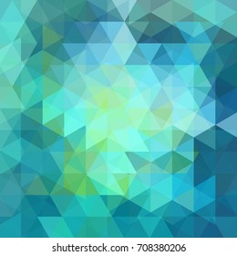Background of blue geometric shapes. Abstract triangle geometrical background. Mosaic pattern. Vector EPS 10. Vector illustration