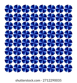 Background with a blue gradient icon in the shape of a windmill. Suitable for digital and printing purposes.