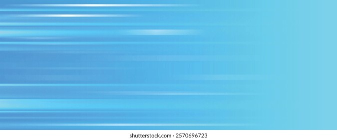 The background is a blue, blue gradient with a smooth, blurred texture. This background features horizontal streaks for a dynamic effect. Gradient background vector. Blue background.