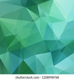 Background of blue, green geometric shapes. Mosaic pattern. Vector EPS 10. Vector illustration
