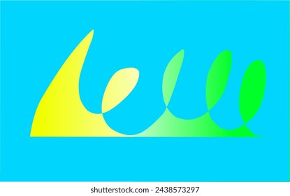 Antecedentes | Azul, verde, amarillo, Eps, vector, logotipo, diseño, abstracto