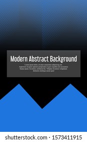 the background is blue and has many lines with colors that use gradations