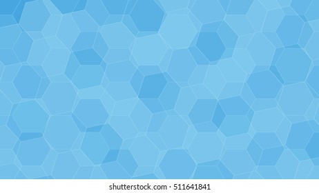 Background with blue honeycombs. Elements for your design vector illustration