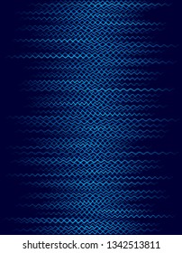 Background with blue horizontal wavy lines. Abstract background with wave lines of water. Cover Design template for the presentation, brochure, web, banner, catalog, poster, book, magazine - Vector