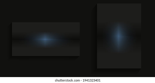 Background with blue light in the middle for business cards, banners, social media backgrounds, covers, wallpapers