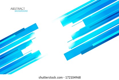 Background with blue lines. Clip-art