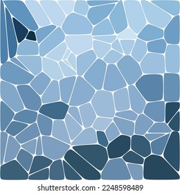 Background from blue pebbles. Presentation template. Design element.