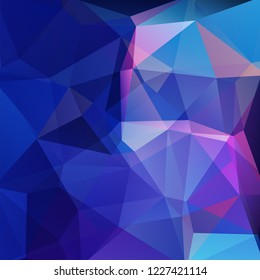 Background of blue, pink geometric shapes. Colorful mosaic pattern. Vector EPS 10. Vector illustration
